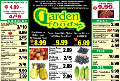 Garden Foods Flyer September 27 to October 3