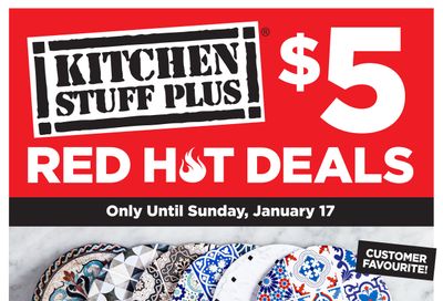 Kitchen Stuff Plus Red Hot Deals Flyer January 11 to 17