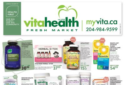 Vita Health Fresh Market Flyer January 2 to 17