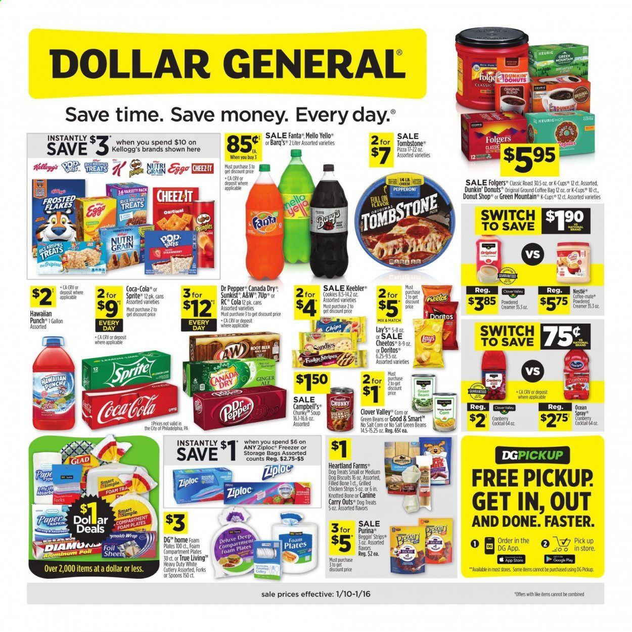 Dollar General Weekly Ad Flyer January 10 to January 16