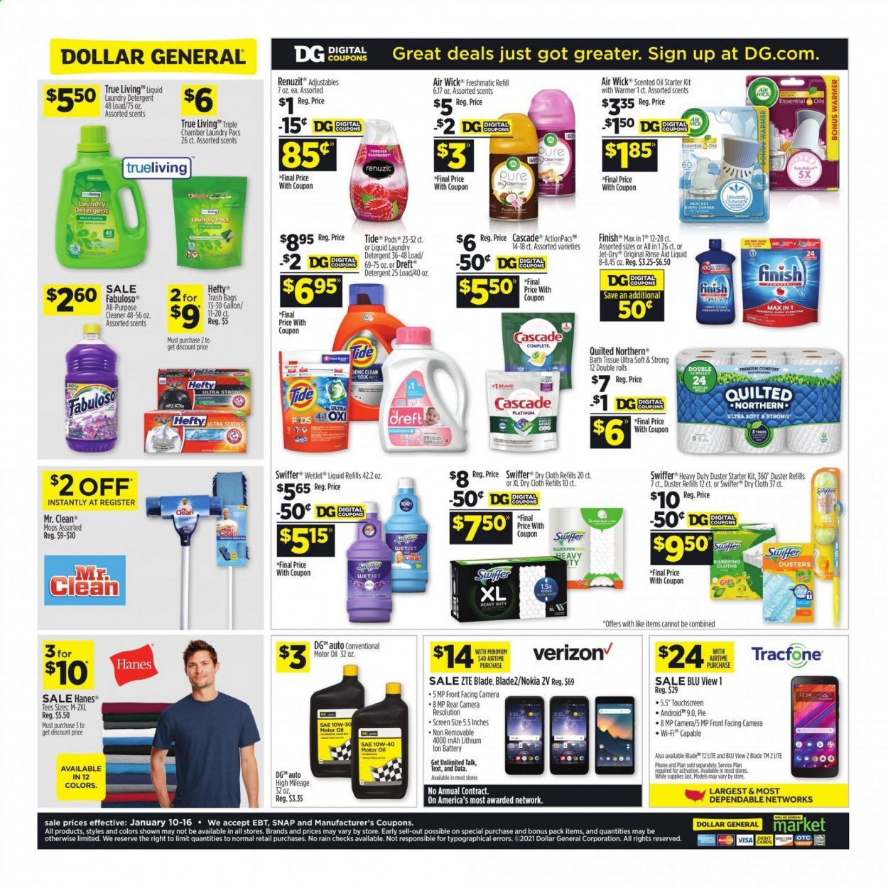 Dollar General Weekly Ad Flyer January 10 to January 16