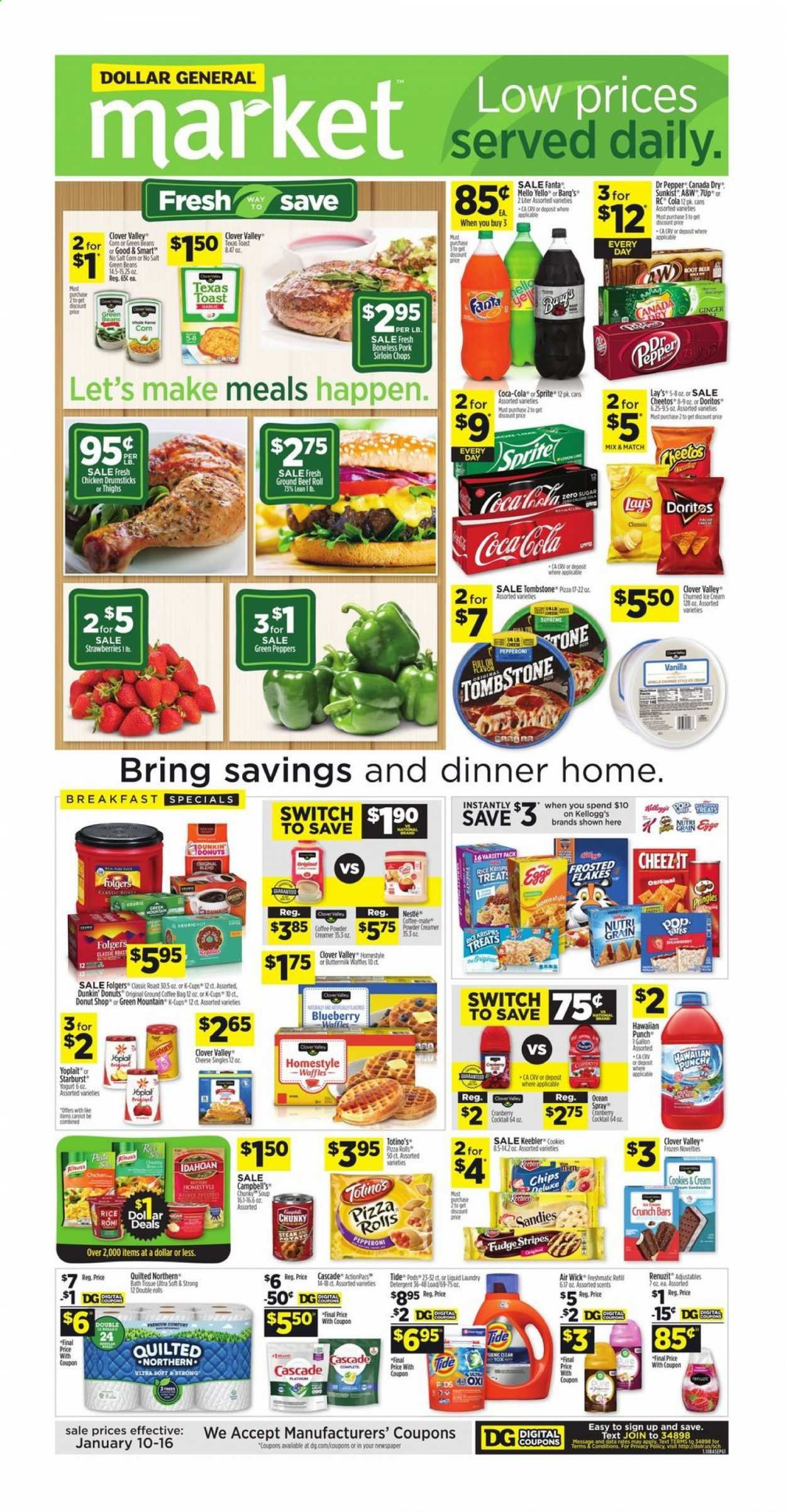 Dollar General (IN, OH) Weekly Ad Flyer January 10 to January 16