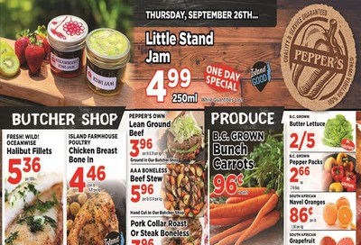 Pepper's Foods Flyer September 24 to 30