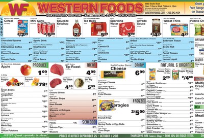 Western Foods Flyer September 25 to October 1