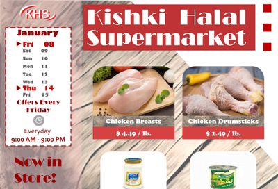 Kishki Halal Supermarket Flyer January 8 to 14