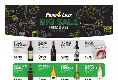 Food 4 Less (CA, IL, IN) Weekly Ad Flyer January 7 to February 3