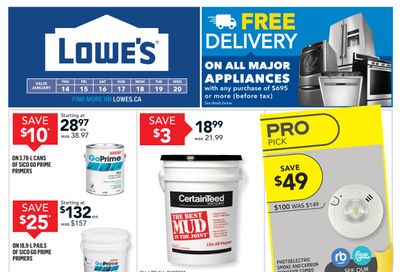 Lowe's Flyer January 14 to 20