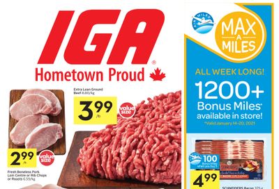 IGA (SK, MB & ON) Flyer January 14 to 20