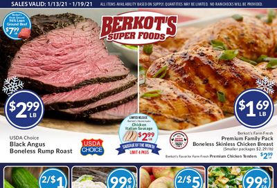 Berkot's Super Foods Weekly Ad Flyer January 13 to January 19, 2021