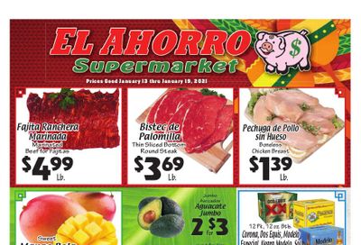El Ahorro Supermarket Weekly Ad Flyer January 13 to January 19, 2021