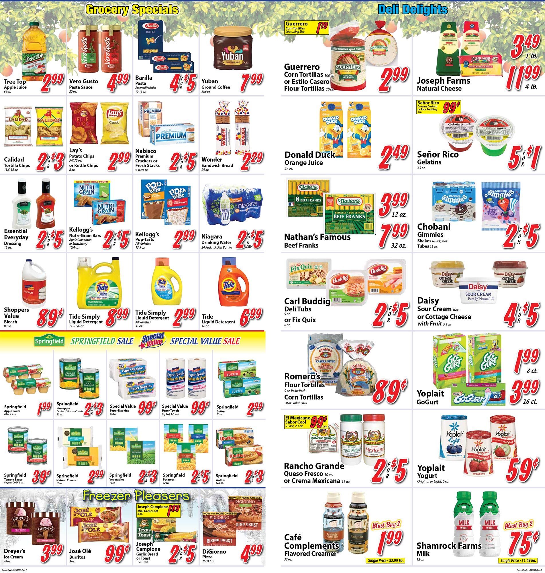 Super A Foods Weekly Ad Flyer January 13 to January 19, 2021