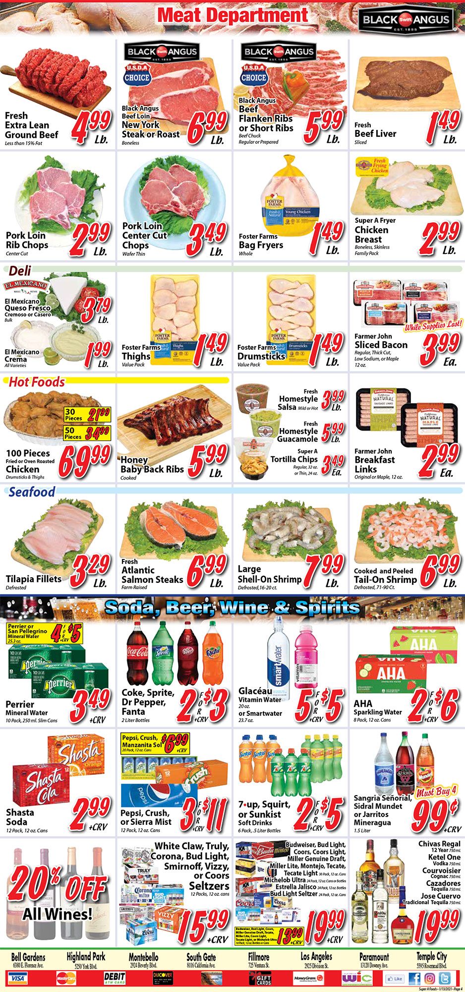 Super A Foods Weekly Ad Flyer January 13 to January 19, 2021