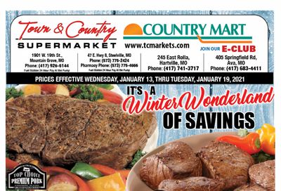 Town & Country Supermarket Weekly Ad Flyer January 13 to January 19, 2021