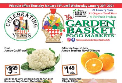 The Garden Basket Flyer January 14 to 20