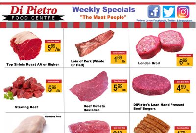 Di Pietro Food Centre Flyer January 14 to 20