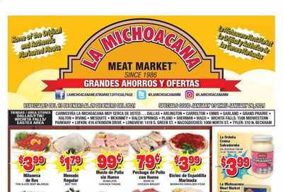 La Michoacana Meat Market (OK, TX) Weekly Ad Flyer January 13 to January 26