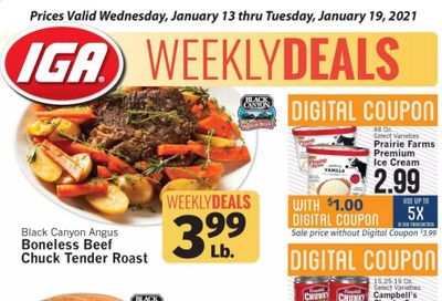 IGA Weekly Ad Flyer January 13 to January 19