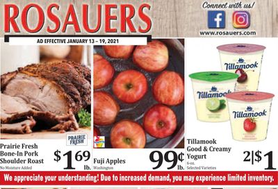 Rosauers Weekly Ad Flyer January 13 to January 19