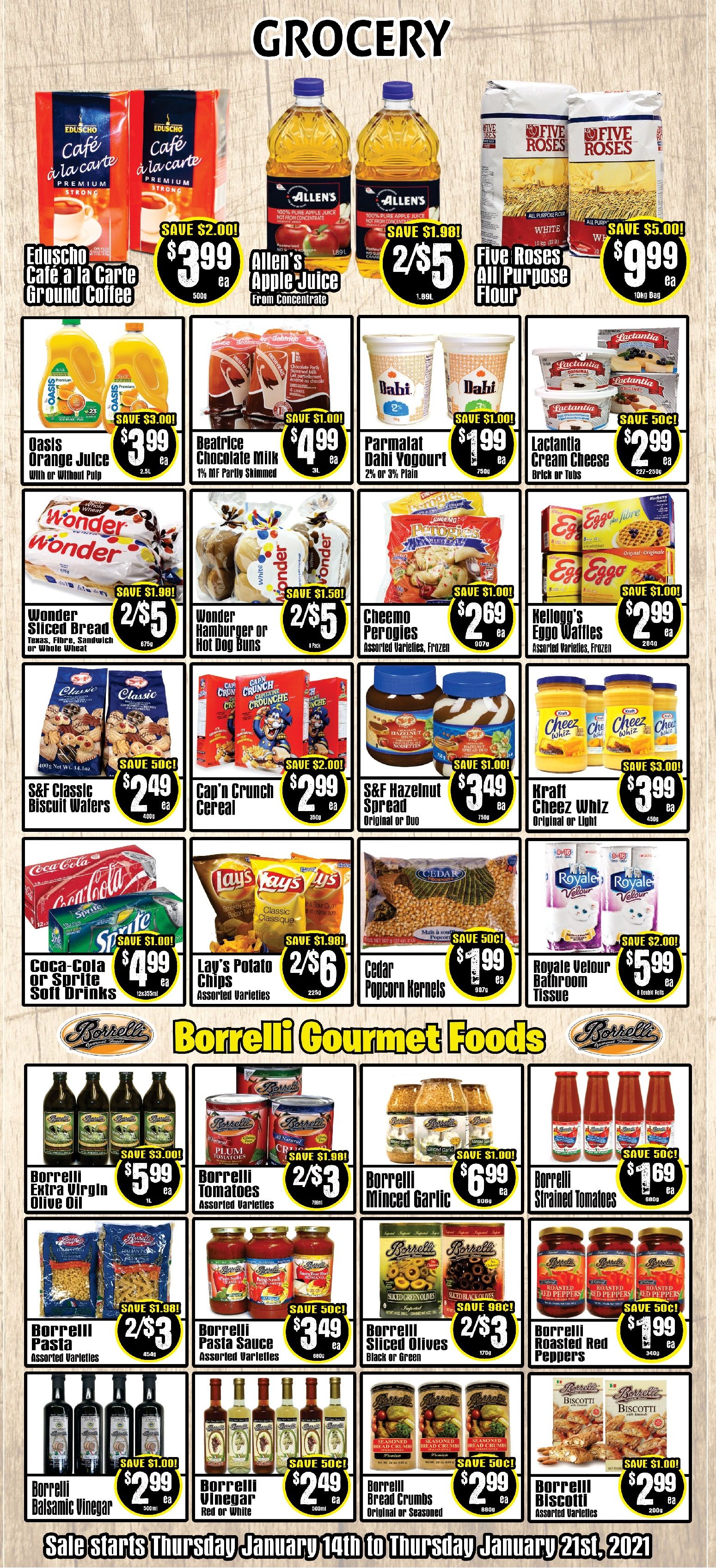 Central Fresh Market Flyer January 14 to 21