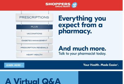 Shoppers Drug Mart (West) Flyer January 16 to 21