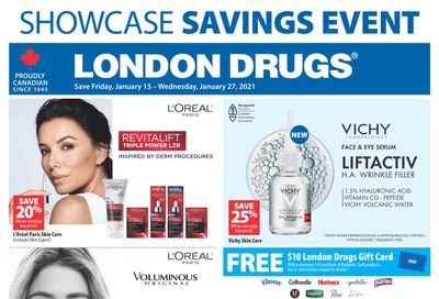 London Drugs Showcase Savings Event Flyer January 15 to 27