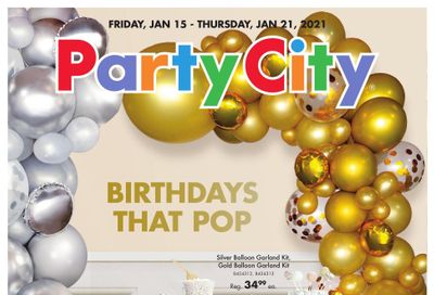Party City Flyer January 15 to 21