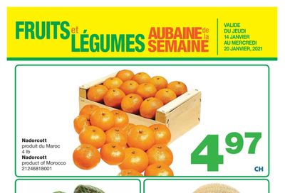 Wholesale Club (QC) Produce Deal of the Week Flyer January 14 to 20