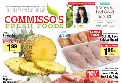 Commisso's Fresh Foods Flyer January 15 to 21