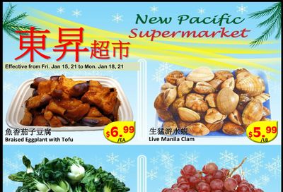 New Pacific Supermarket Flyer January 15 to 18