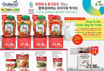 Galleria Supermarket Flyer January 15 to 21