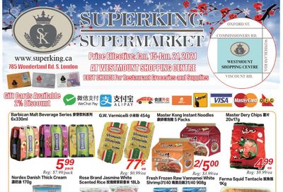 Superking Supermarket (London) Flyer January 15 to 21