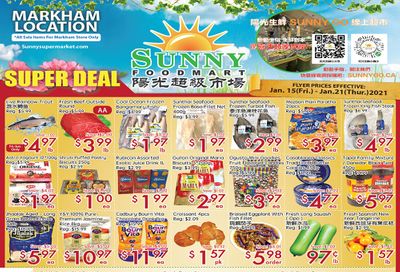 Sunny Foodmart (Markham) Flyer January 15 to 21