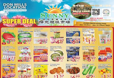 Sunny Foodmart (Don Mills) Flyer January 15 to 21