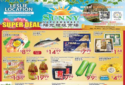 Sunny Supermarket (Leslie) Flyer January 15 to 21