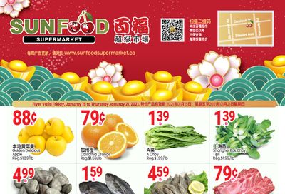 Sunfood Supermarket Flyer January 15 to 21
