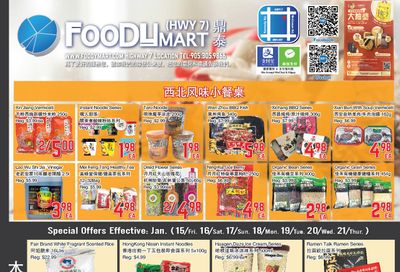 FoodyMart (HWY7) Flyer January 15 to 21