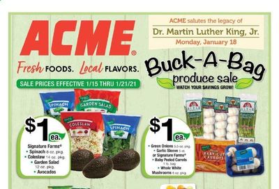 ACME Weekly Ad Flyer January 15 to January 21