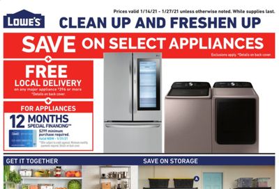 Lowe's Weekly Ad Flyer January 14 to January 27