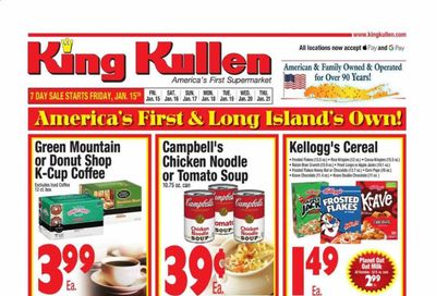 King Kullen Weekly Ad Flyer January 15 to January 21