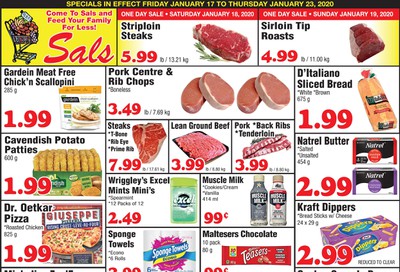 Sal's Grocery Flyer January 17 to 23