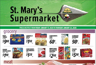St. Mary's Supermarket Flyer January 17 to 23