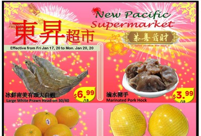 New Pacific Supermarket Flyer January 17 to 20
