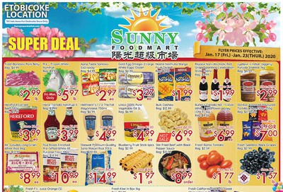 Sunny Foodmart (Etobicoke) Flyer January 17 to 23