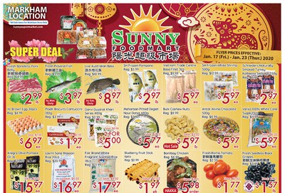 Sunny Foodmart (Markham) Flyer January 17 to 23