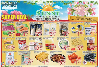 Sunny Foodmart (Don Mills) Flyer January 17 to 23