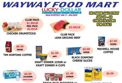 WayWay Food Mart Flyer January 17 to 23