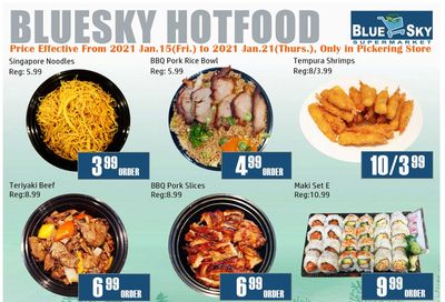 Blue Sky Supermarket (Pickering) Flyer January 15 to 21