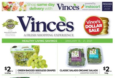 Vince's Market Flyer January 15 to 21