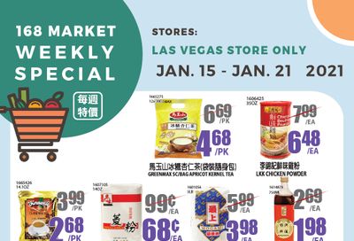 168 Market (NV) Weekly Ad Flyer January 15 to January 21, 2021