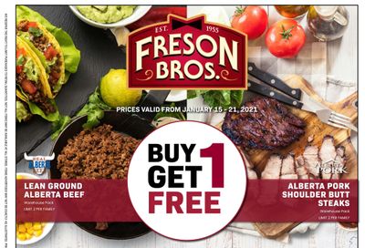 Freson Bros. Flyer January 15 to 21